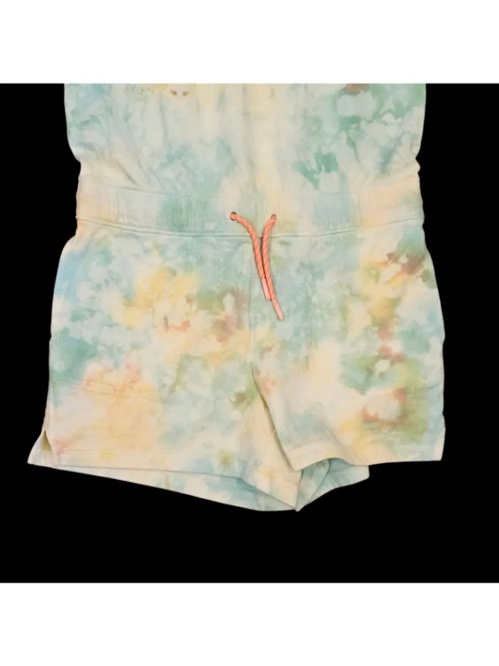 Athleta‎ Girl Romper Tiedye Size 8/10 Havin A Great Time Organic Cotton